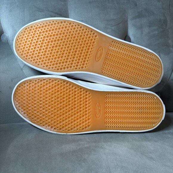 Oakley Cotton Canvas White Split Sneaker Shoe Size 12 NEW - Picture 4 of 9